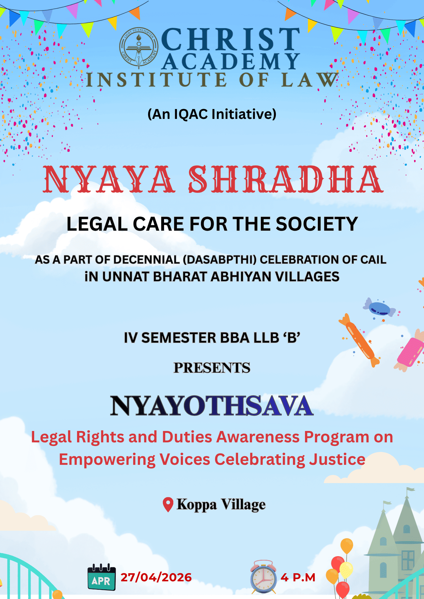 Poster - Nyaya Shradha